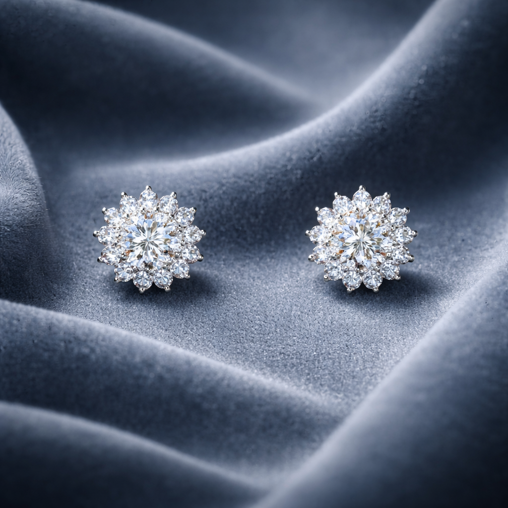 1 ct each Earring